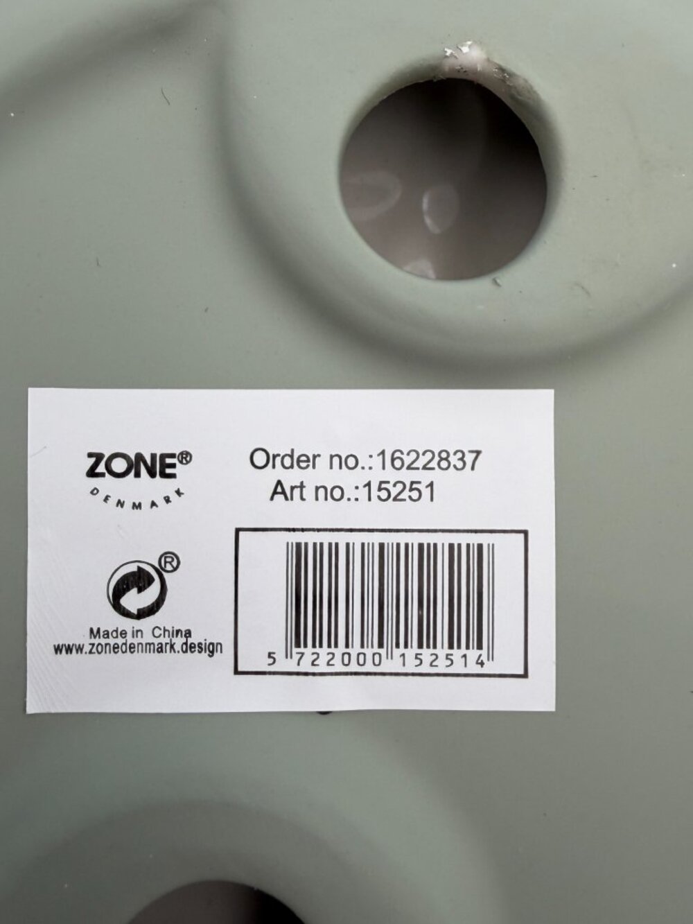 Zone Denmark Nova One Porcelain Soap Dish Matcha Green Minimalist NIB - Picture 13 of 14